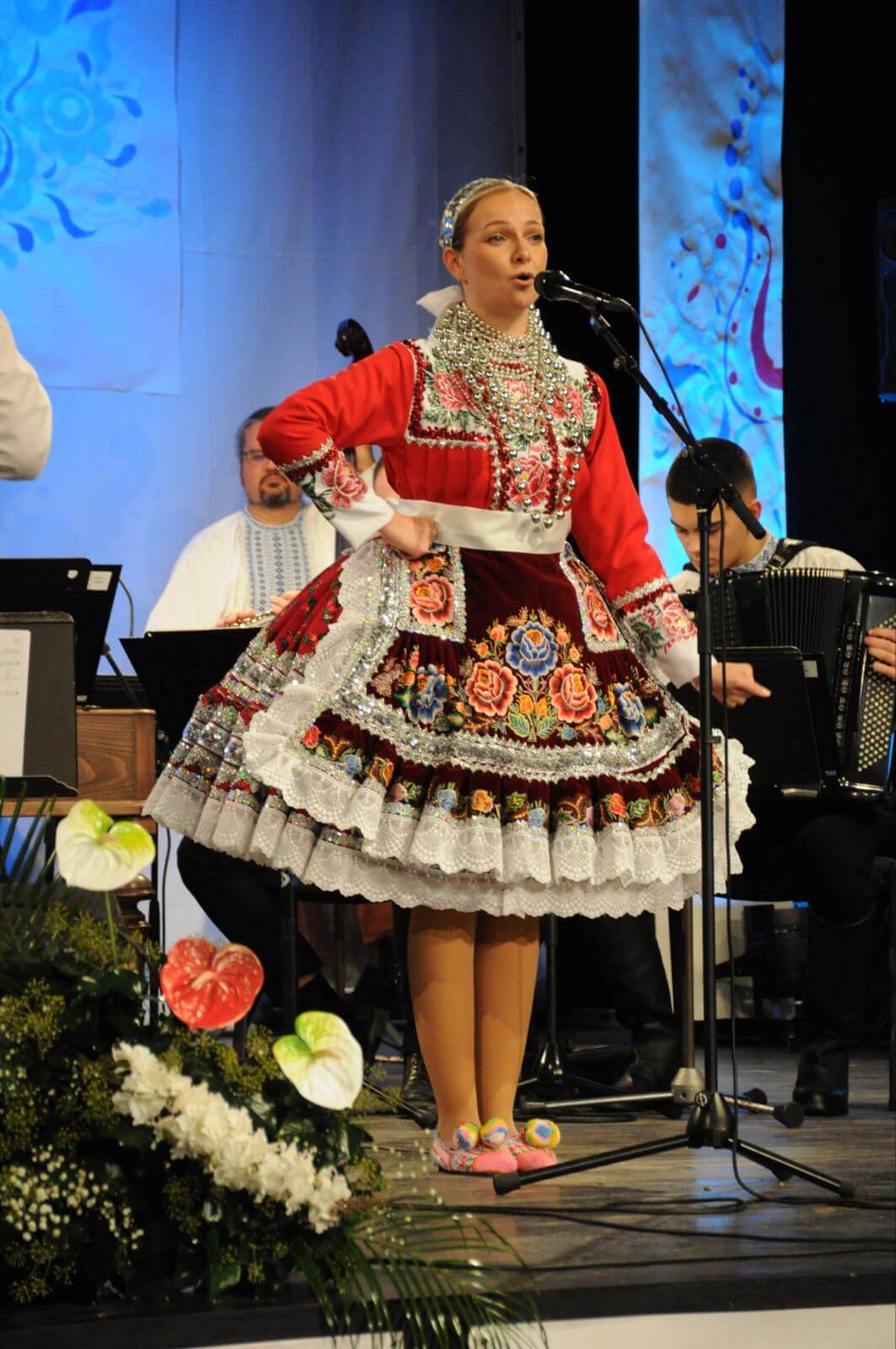 Anna Berédiová na festivale v Pivnici